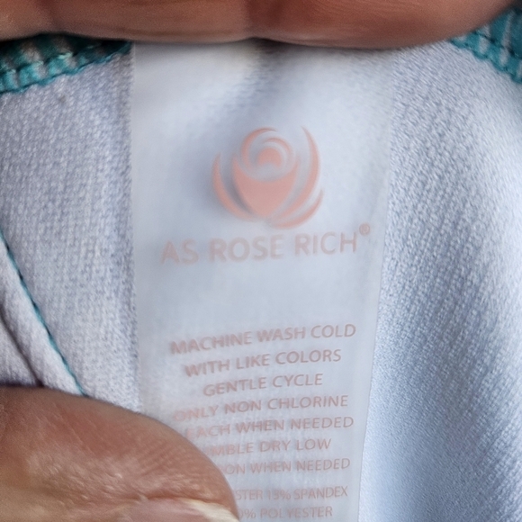 AS ROSE RICH Girls Swimsuit - One Piece Bathing 14, Multicolored Flowers - Picture 10 of 11